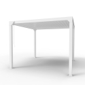 Pergola bioklimatyczna do ogrodu 3x3m aluminiowa, z ręcznym sterowaniem Guadalupe Rabaty
