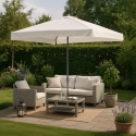Parasol ogrodowy 3x2 aluminiowy z słupkiem centralnym Eden