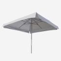 Aluminiowy parasol ogrodowy 3x3 z centralnym słupkiem Marte Katalog