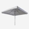 Aluminiowy parasol ogrodowy 3x3 z centralnym słupkiem Marte Katalog