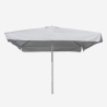Aluminiowy parasol ogrodowy 3x3 z centralnym słupkiem Marte Wybór