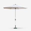 Parasol ogrodowy aluminiowy o średnicy 3 metrów z centralnym słupkiem Eden Katalog