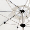 Parasol ogrodowy aluminiowy o średnicy 3 metrów z centralnym słupkiem Eden Wybór