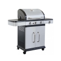 Grill gazowy ze stali nierdzewnej 3 palniki + 1 Davis Promocja