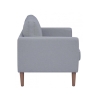 Nowoczesna sofa 2-osobowa z bawełny 137x73x82 cm Ramsey Cechy