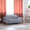 Nowoczesna sofa 2-osobowa z bawełny 137x73x82 cm Ramsey Sprzedaż