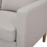 Nowoczesna sofa 3-osobowa z nogami w efekcie drewna Ramsey Cena