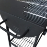 Grill węglowy na kółkach z 2 regulowanymi rusztami Wisconsin Sprzedaż