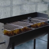 Grill węglowy na kółkach z 2 regulowanymi rusztami Wisconsin Sprzedaż