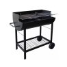 Grill węglowy na kółkach z 2 regulowanymi rusztami Wisconsin Promocja