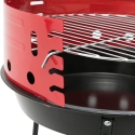 Przenośny grill węglowy okrągły Ø36cm Camping Rabaty