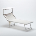 Zestaw 20 aluminiowych leżakiów plażowych Italia 