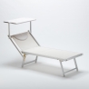 Zestaw 20 aluminiowych leżakiów plażowych Italia 