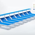Zestaw 20 aluminiowych leżakiów plażowych Italia Promocja