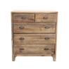 Komoda drewniana do sypialni 5 szuflad Farley Oferta