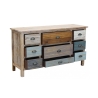 Drewniana komoda na kółkach w stylu shabby chic Denny Sprzedaż