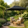 Parasol ogrodowy 3x3 Vienna Noir Cechy