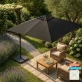 Parasol ogroodowy składany 3x3m Paradise Noir Promocja