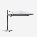 Aluminiowy parasol ogrodowy 3x3 z ramieniem Paradise Katalog