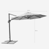 Parasol ogrodowy aluminiowy o średnicy 3 metrów Paradise 