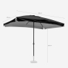 Parasol ogrodowy, prostokątny 3x2m Eden Noir Cechy