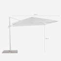 Parasol ogrodowy, składany 3x3m Paradise White Zakup