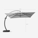 Duży parasol ogrodowy 3,5 metra Copenhagen 