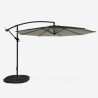 Parasol ogrodowy, składany 3m Fan Noir Środki
