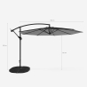 Parasol ogrodowy, składany 3m Fan Noir Zakup