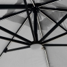 Parasol ogrodowy, składany, z lampka solarną LED 3x3m Paradise Brown Light Wybór
