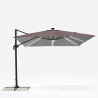 Parasol ogrodowy, składany, z lampka solarną LED 3x3m Paradise Brown Light Katalog