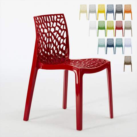 Zestaw 22 krzesła barowe z polipropylenu Gruvyer Grand Soleil Promocja