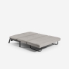 Sofa do spania 2-osobowa nowoczesny design tapicerka z tkaniny salon Bellamy Rabaty