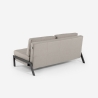 Sofa do spania 2-osobowa nowoczesny design tapicerka z tkaniny salon Bellamy Katalog