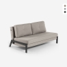 Sofa do spania 2-osobowa nowoczesny design tapicerka z tkaniny salon Bellamy Promocja