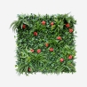 Sztuczny żywopłot zielony ogrodowy mur 100x100cm rośliny 3D Lemox. Promocja