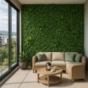 Sztuczny żywopłot realistyczny 3D panel ogrodowy 100x100cm Farnuk Sprzedaż