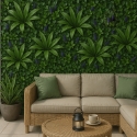 Sztuczny żywopłot realistyczny 3D panel ogrodowy 100x100cm Farnuk Oferta