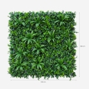 Sztuczny żywopłot realistyczny 3D panel ogrodowy 100x100cm Farnuk Rabaty