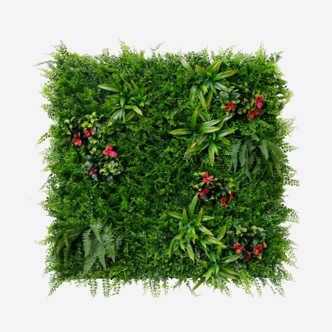 Sztuczny żywopłot 3D panel 100x100cm roślinny Cerrum Promocja
