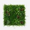 Sztuczny żywopłot 3D panel 100x100cm roślinny Cerrum Rabaty