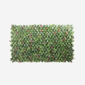 Sztuczny żywopłot ogrodowy rozciągany płotek 200x100cm roślinny Salix. Promocja