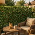Sztuczny żywopłot ogrodowy rozciągany płotek 200x100cm roślinny Salix. Oferta