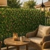 Sztuczny żywopłot ogrodowy rozciągany płotek 200x100cm roślinny Salix. Oferta