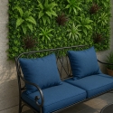 Sztuczny żywopłot 100x100cm realistyczna roślina 3D na balkon, do ogrodu Briux Oferta