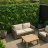 Sztuczny żywopłot imitacja roślin ogrodowych, ogrodzenie 200x100cm rozciągliwe Laurus Oferta