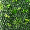Sztuczny żywopłot imitacja roślin ogrodowych, ogrodzenie 200x100cm rozciągliwe Laurus Sprzedaż