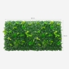 Sztuczny żywopłot imitacja roślin ogrodowych, ogrodzenie 200x100cm rozciągliwe Laurus Rabaty