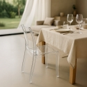 Zestaw 18 przezroczystych krzesł poliwęglowanych Cristal Light Grand Soleil Katalog