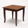 Zestaw kuchenny 4 drewniane krzesła i stół 80x80 Rusty 